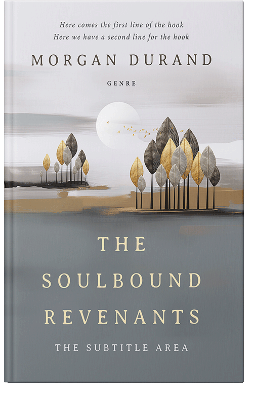 Front view of Premade Nature Book Cover - Stack