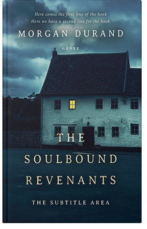 Premade Book Cover Black