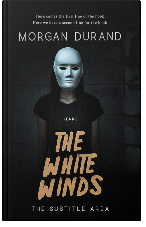 Front view of Premade Mystery & Thriller & Suspense Book Cover - Woodsmoke