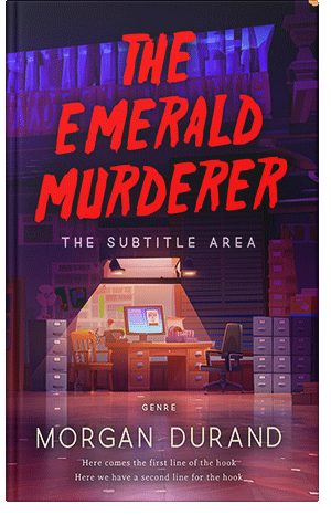 Pre Made Book Cover Mandy