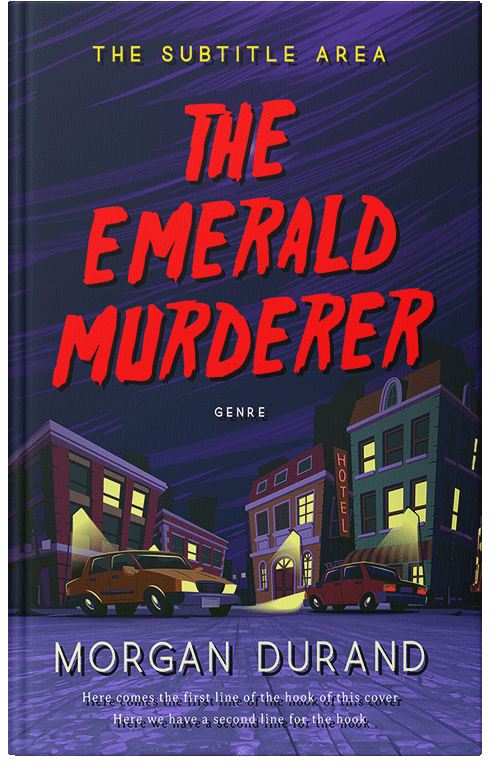 Front view of Premade Mystery & Thriller & Suspense Book Cover - Mirage