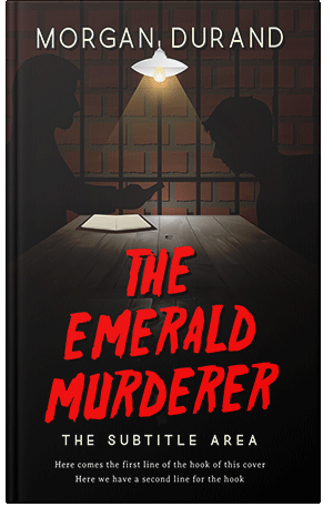 Premade Book Cover Cinnabar