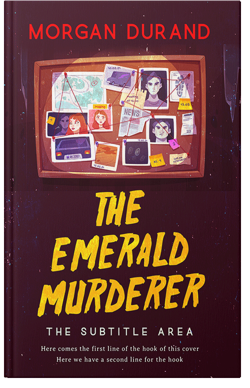 Front view of Premade Mystery & Thriller & Suspense Book Cover - Rob Roy