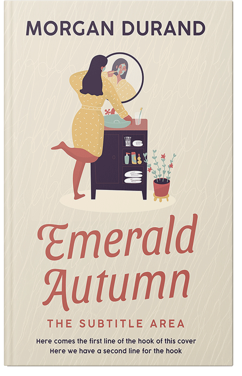 Front view of Premade Self-Improvement & Self-Help Book Cover - Parchment