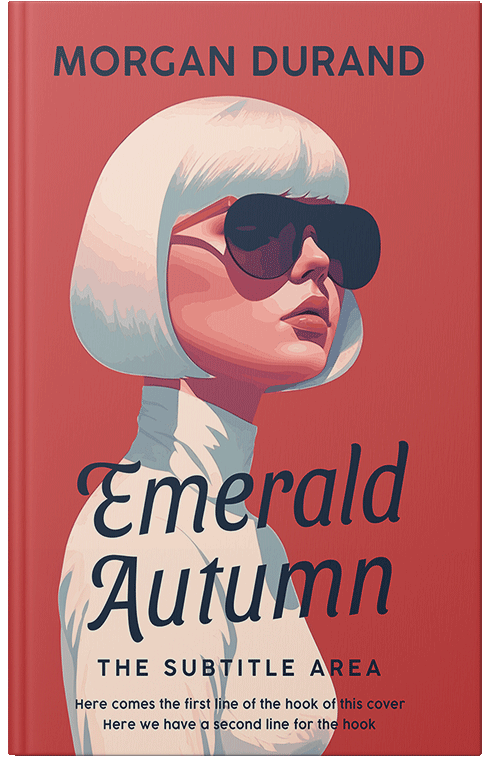 Front view of Premade Chick Lit Book Cover - Fuzzy Wuzzy Brown