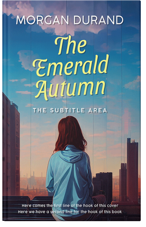 Front view of Premade Teen & Young Adult Book Cover - Wedgewood