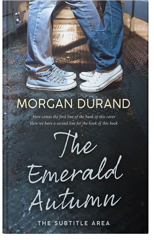 Front view of Premade Romance Book Cover - Outer Space