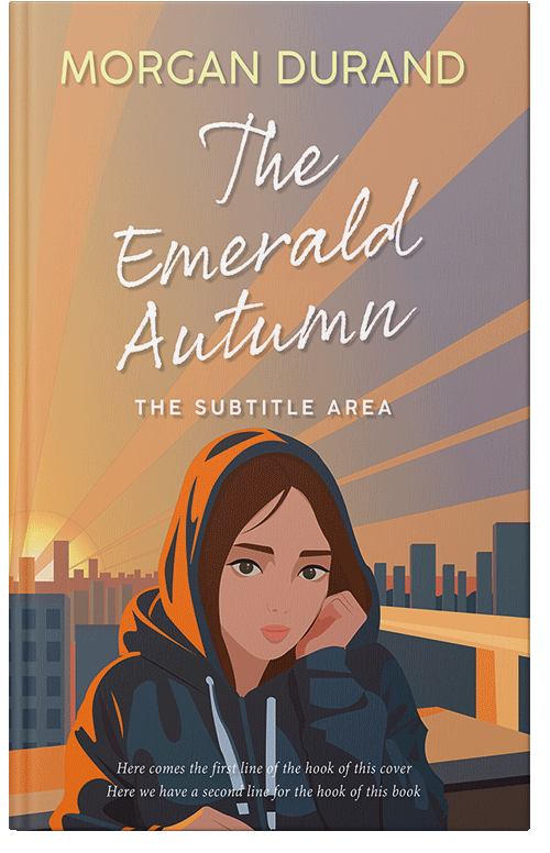 Front view of Premade Teen & Young Adult Book Cover - Twine