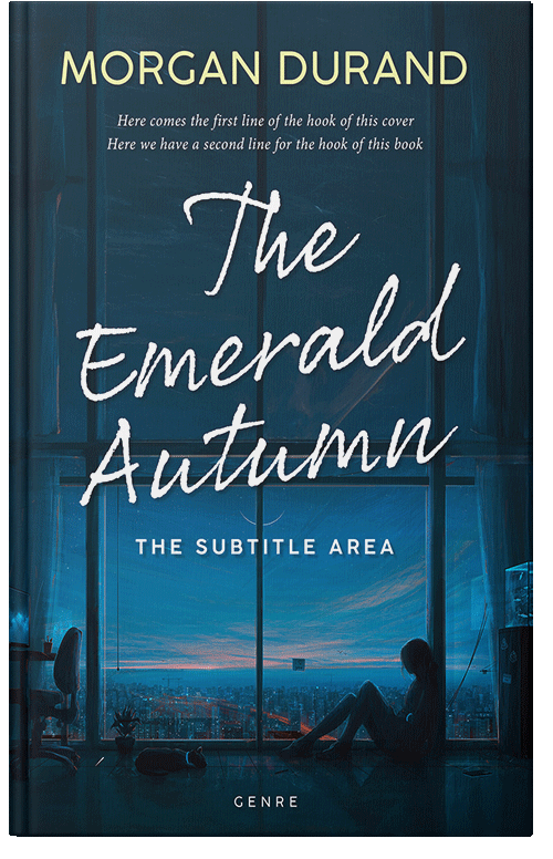 Front view of Premade Literary Fiction Book Cover - Tiber