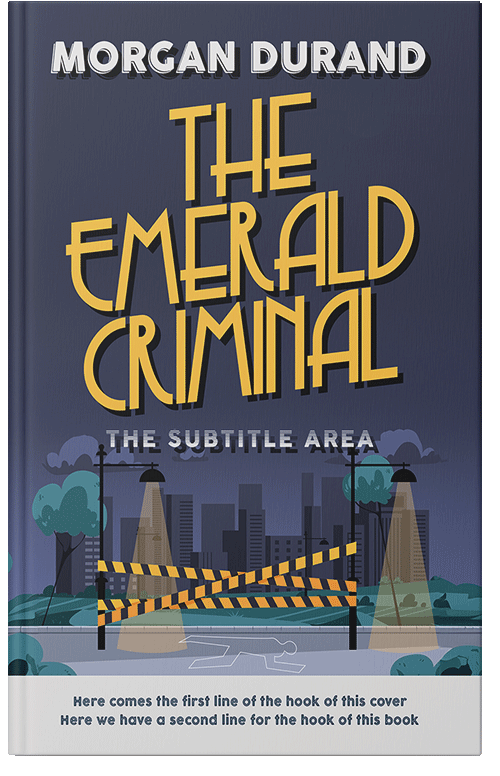 Front view of Premade Mystery & Thriller & Suspense Book Cover - Zombie