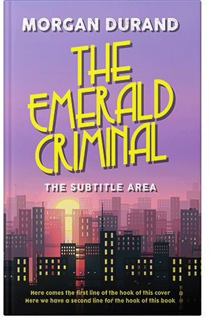 Pre Made Book Cover Lavender Purple