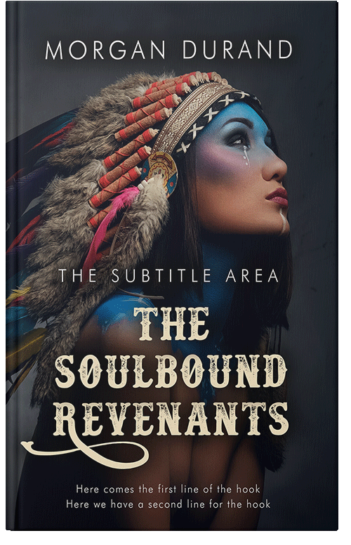 Front view of Premade Western Book Cover - Baltic Sea