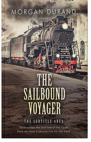 Premade Book Cover Woody Brown