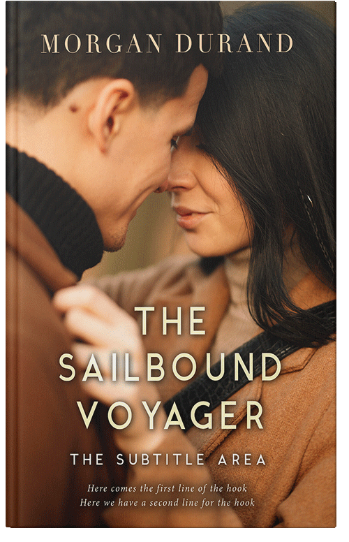 Front view of Premade Romance Book Cover - Cedar