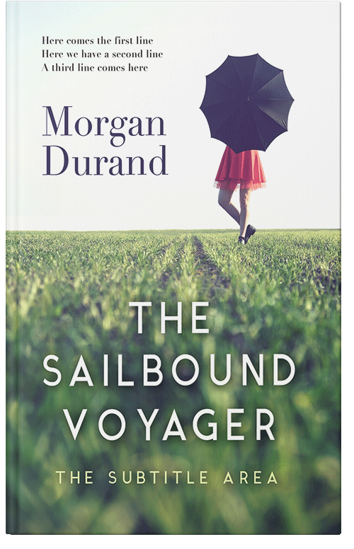 Front view of Premade Literary Fiction Book Cover - Glade Green