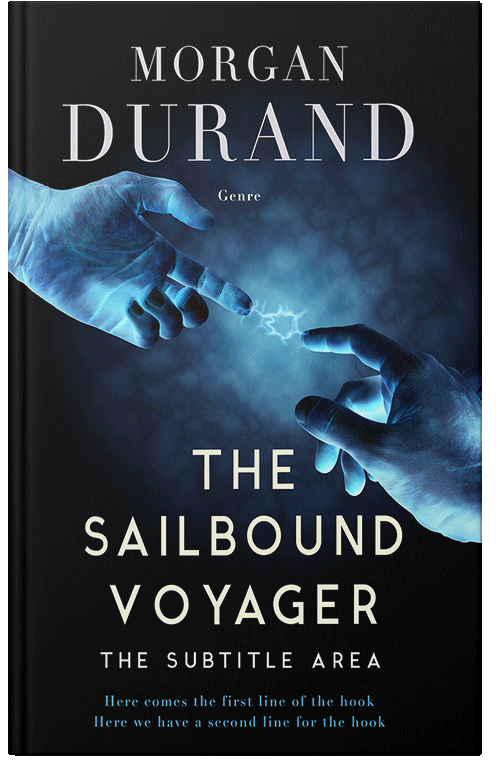 Front view of Premade Fantasy Book Cover - Ebony