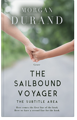 Premade Book Cover Quill Gray