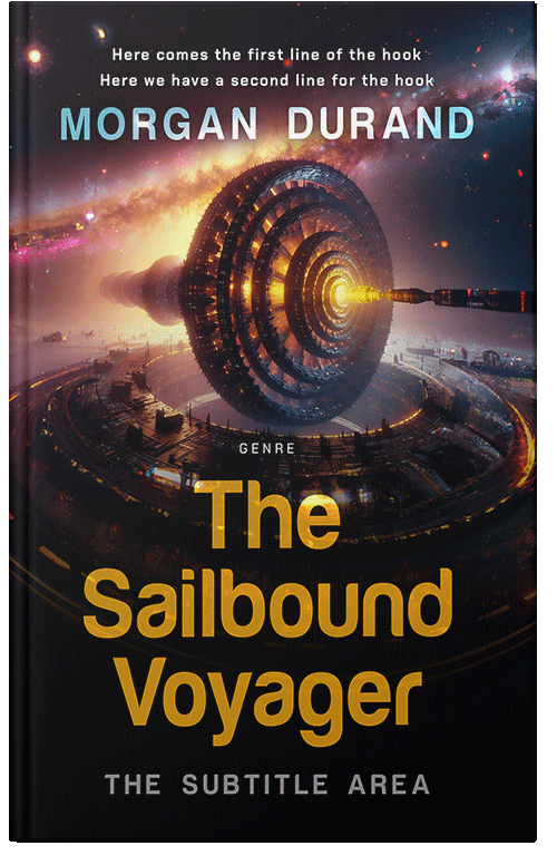 Front view of Premade Science Fiction Book Cover - Tussock