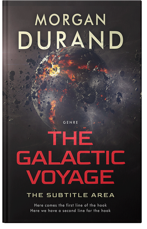 Front view of Premade Apocalyptica Book Cover - Thunder