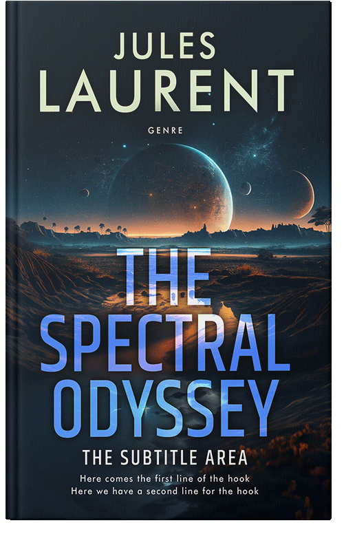 Front view of Premade Science Fiction Book Cover - Aztec