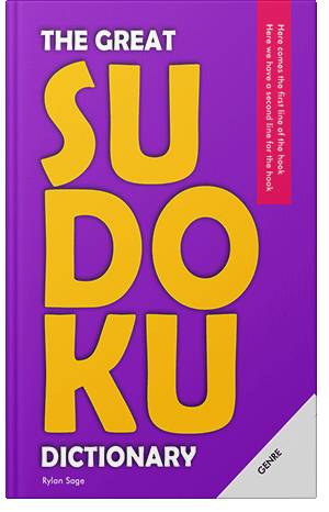 Pre Made Book Cover Lightning Yellow