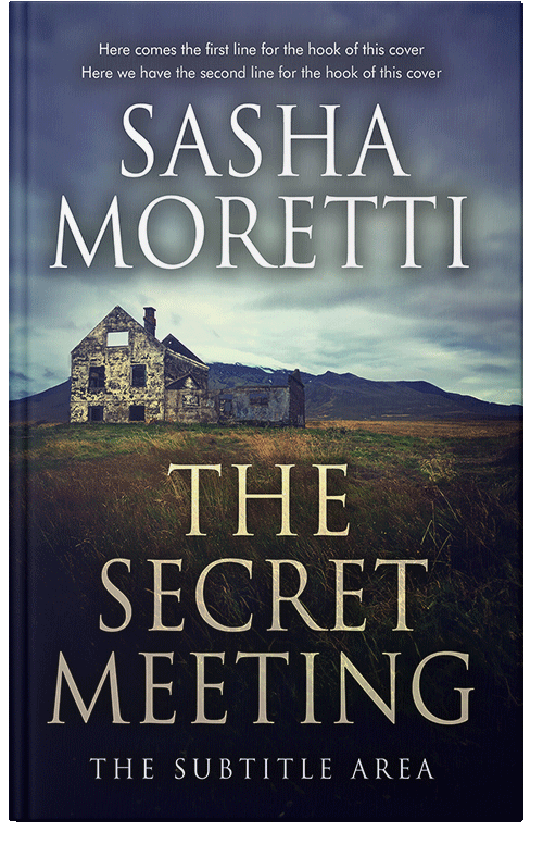 Front view of Premade Mystery & Thriller & Suspense Book Cover - Ebony Clay