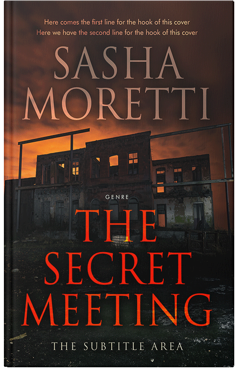 Front view of Premade Mystery & Thriller & Suspense Book Cover - Oil