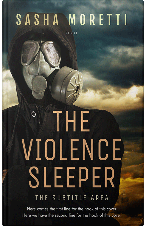 Front view of Premade Apocalyptica Book Cover - Sorrell Brown