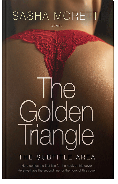 Front view of Premade Erotica Book Cover - Graphite