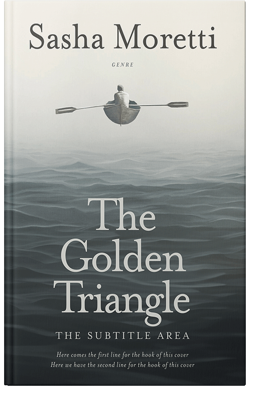 Front view of Premade Surreal Book Cover - Cape Cod