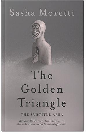 Pre Made Book Cover Gray