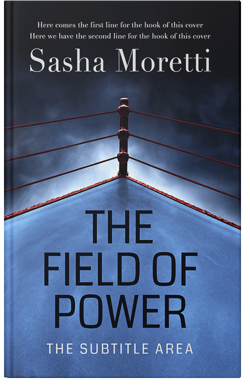 Front view of Premade Action & Adventure Book Cover - Mirage