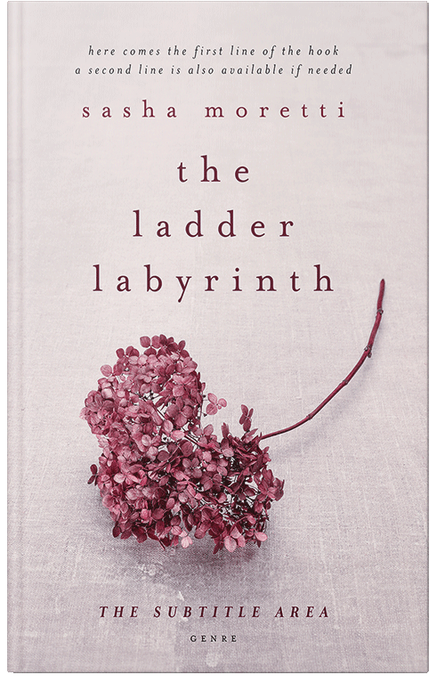 Front view of Premade Poetry Book Cover - Ebb