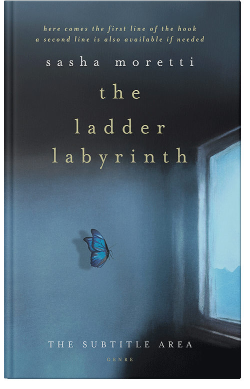 Front view of Premade Literary Fiction Book Cover - Ebony Clay