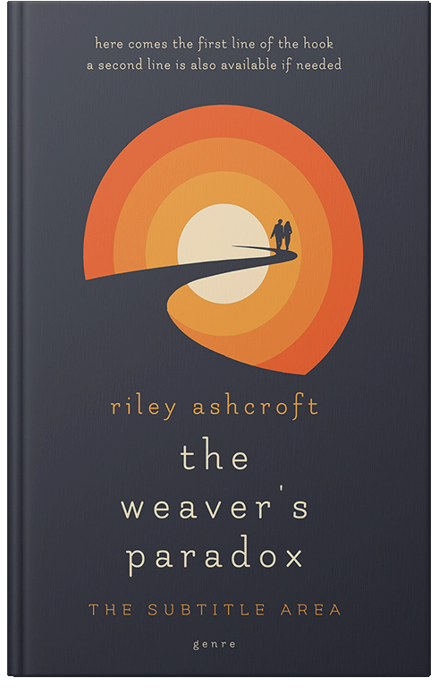 Front view of Premade Surreal Book Cover - Tuna