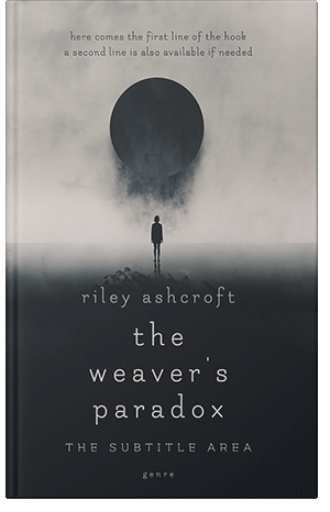 Premade Book Cover Outer Space