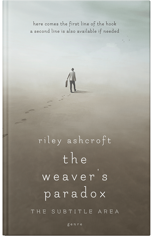 Front view of Premade Travel Book Cover - Olive Haze