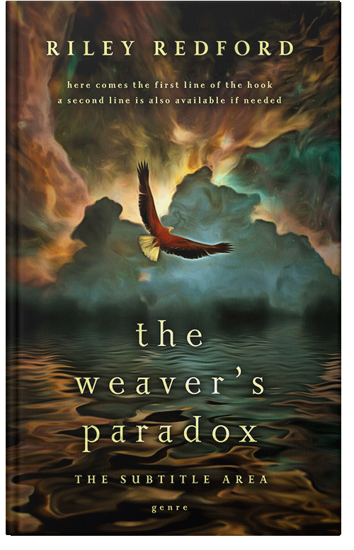 Front view of Premade Nature Book Cover - Rangitoto