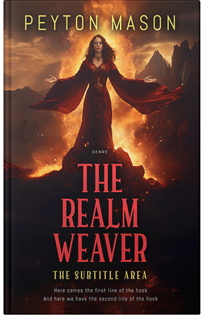 Premade Book Cover Raw Sienna