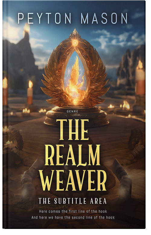 Front view of Premade Fantasy Book Cover - Cocoa Brown