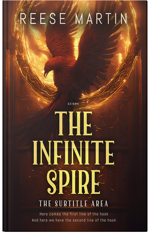 Front view of Premade Fantasy Book Cover - Paco