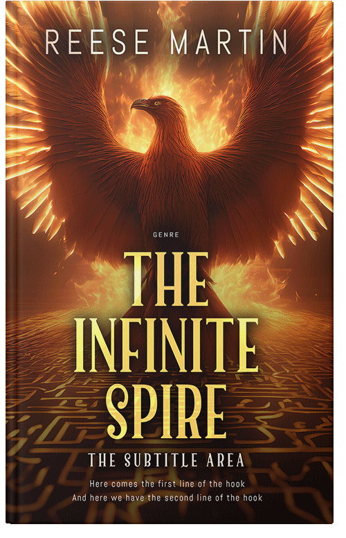 Front view of Premade Fantasy Book Cover - Rebel