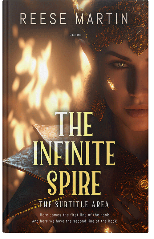 Front view of Premade Fantasy Book Cover - Putty