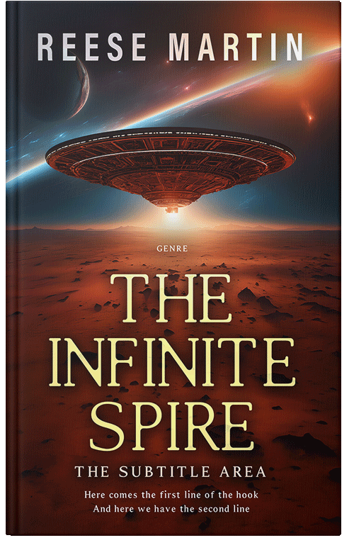 Front view of Premade Science Fiction Book Cover - Cedar