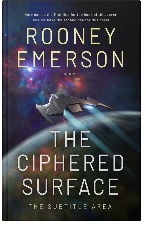 Front view of Premade Science Fiction Book Cover - Shark