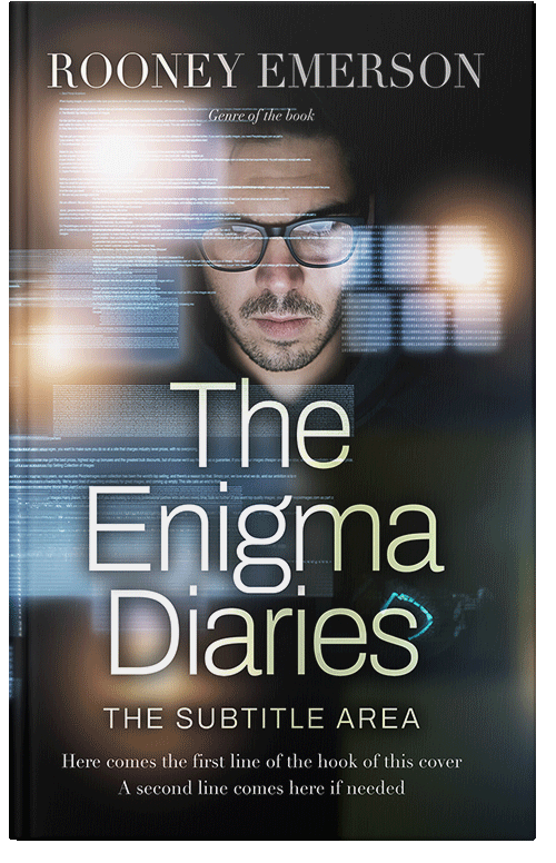 Front view of Premade Mystery & Thriller & Suspense Book Cover - Swirl