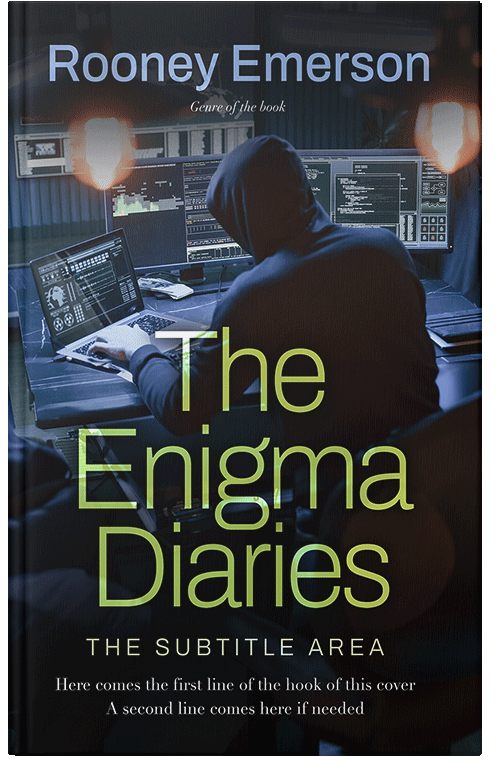 Front view of Premade Mystery & Thriller & Suspense Book Cover - Woodsmoke