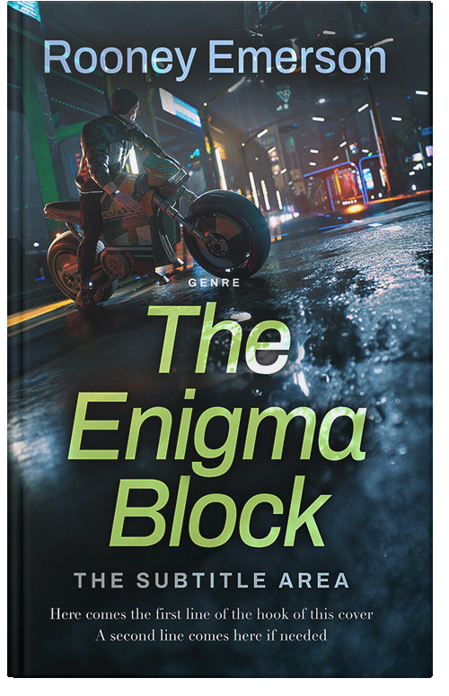 Front view of Premade Science Fiction Book Cover - Unknown