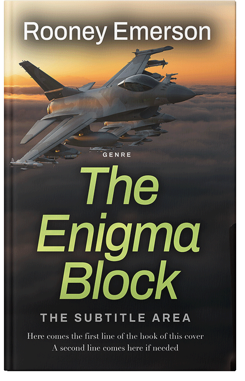 Front view of Premade Mystery & Thriller & Suspense Book Cover - Laser