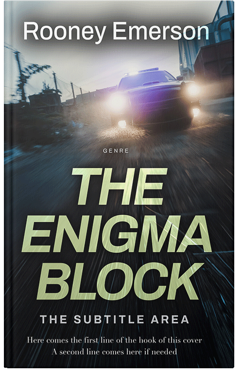 Front view of Premade Mystery & Thriller & Suspense Book Cover - Foggy Gray